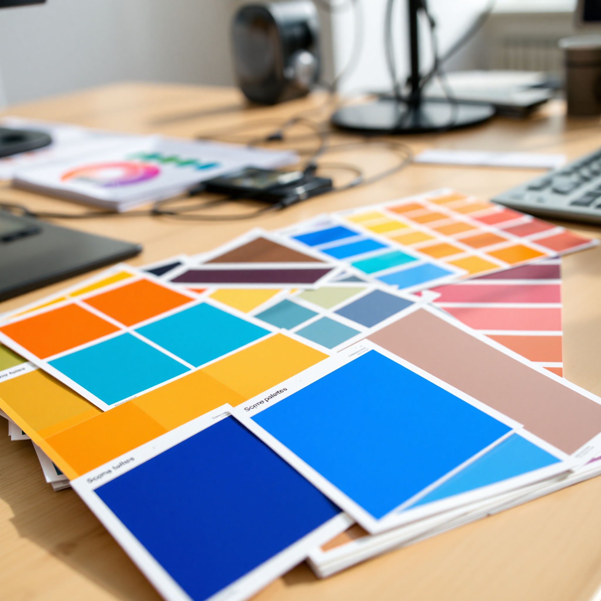 Paleta de colores sólidos vibrantes utilizados en interfaz de juego digital